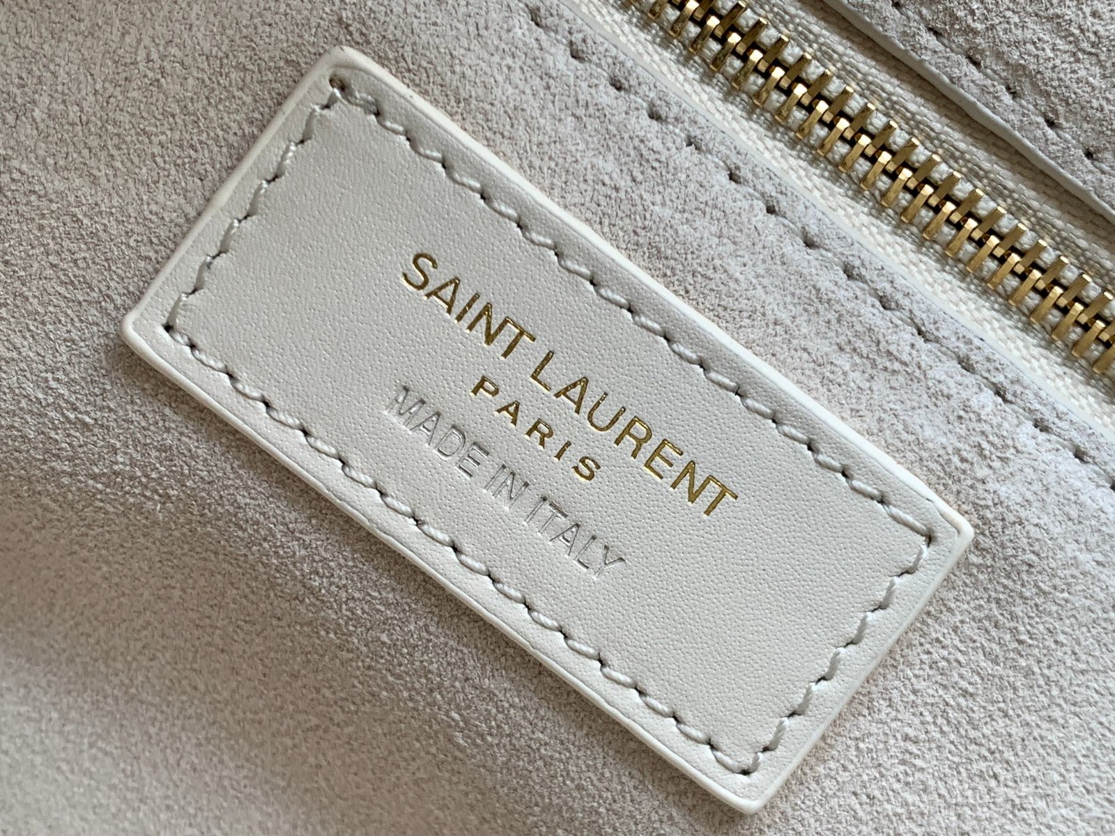 YSL聖羅蘭超A貨復刻包包 le5à7啞光面白色金扣hobo Saint Laurent Monogram Hobo手袋