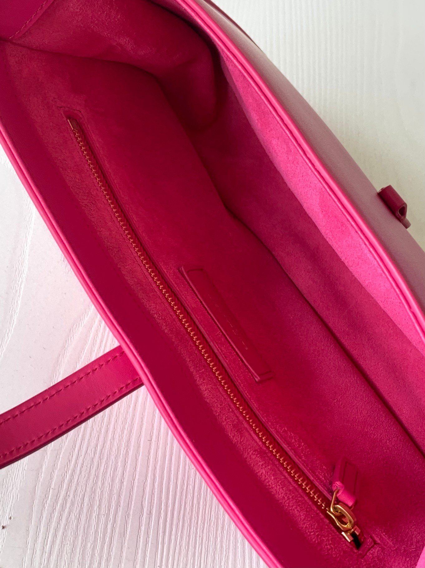 YSL聖羅蘭超A貨復刻包包 le5à7啞光面玫紅hobo Saint Laurent Monogram Hobo手袋