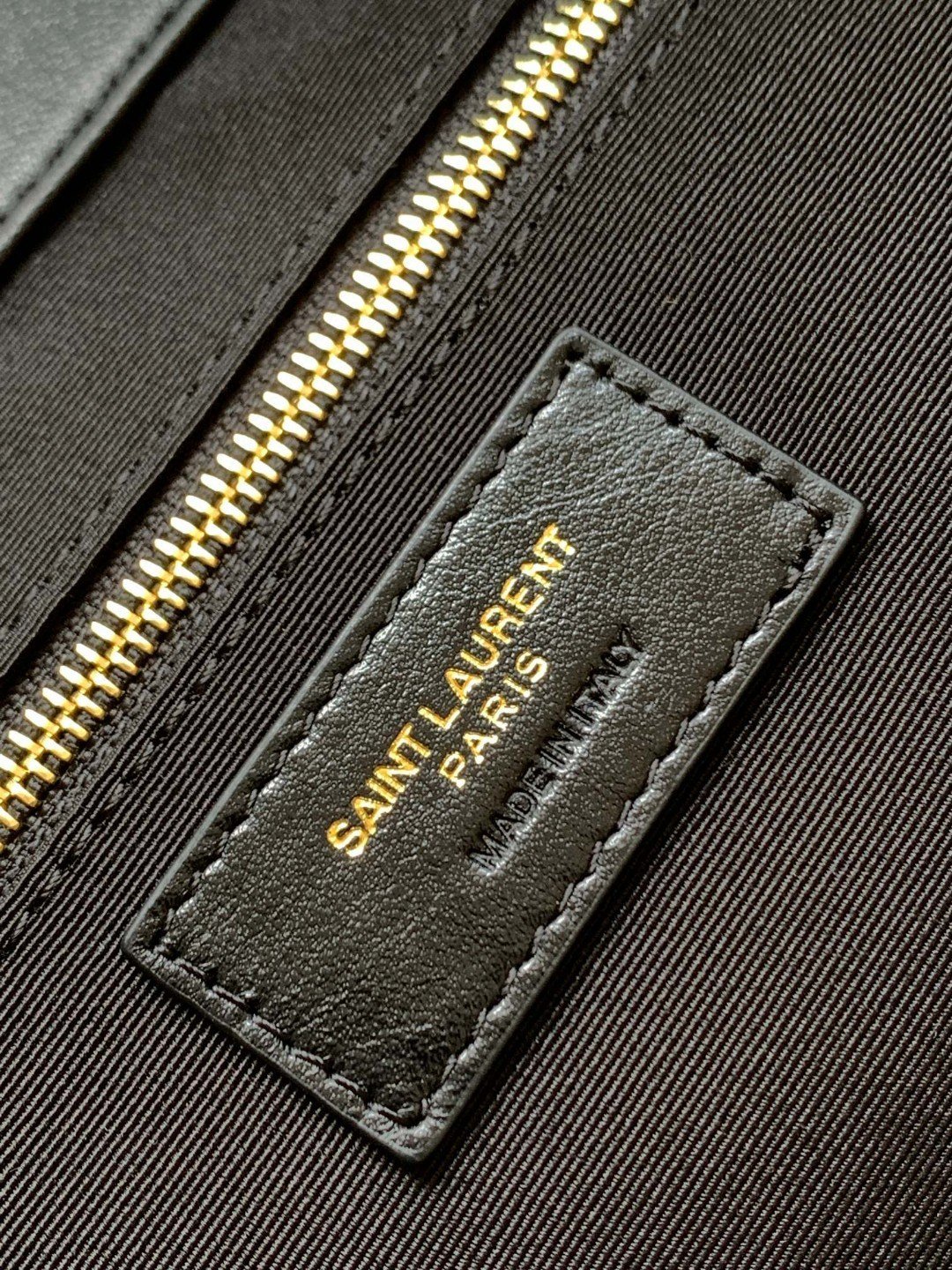YSL聖羅蘭原版皮包包 ICARE托特包絎縫手袋 超大型購物袋 黑色