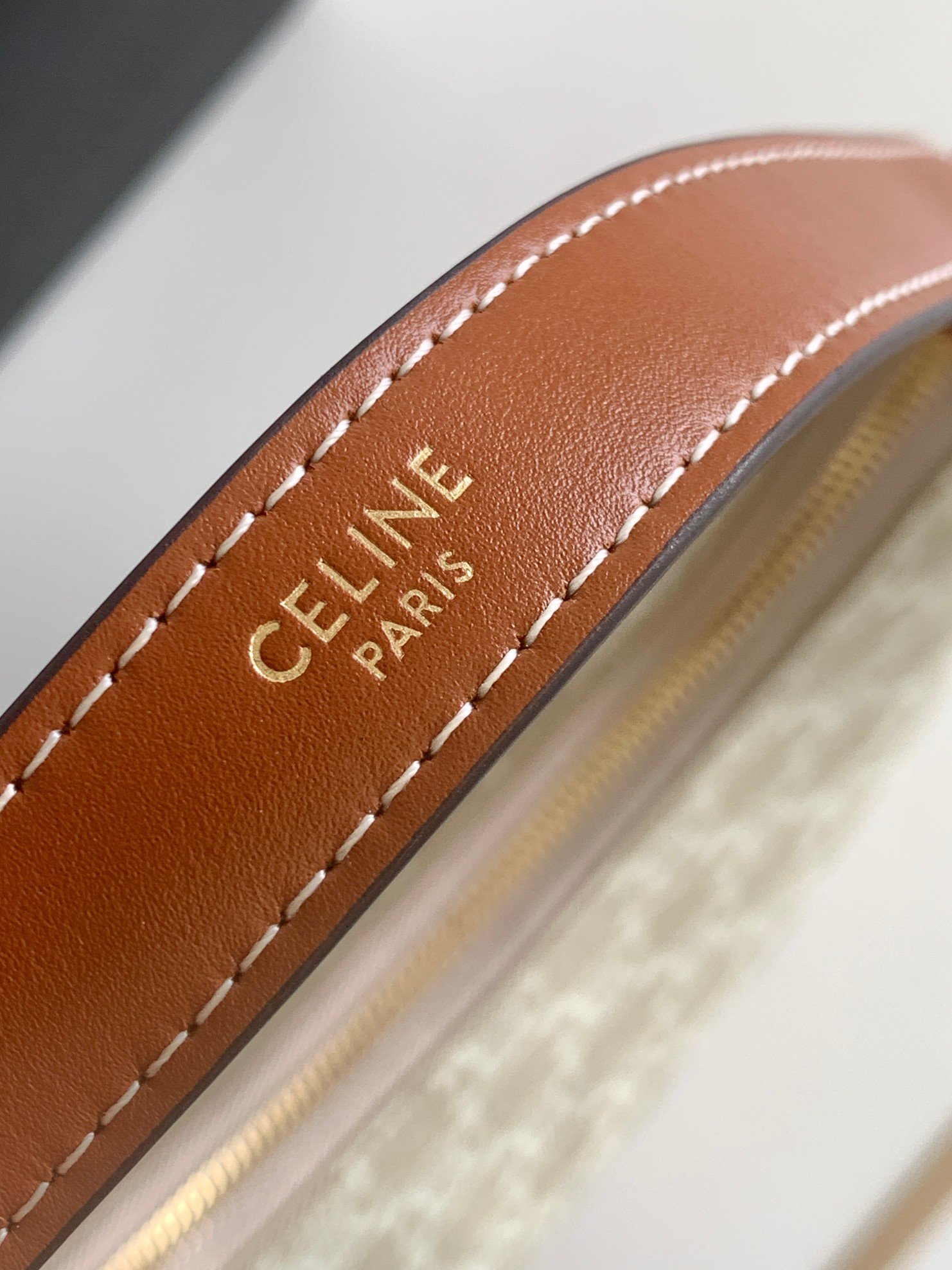 Celine賽琳高仿原單復刻包包 CELINE TRIOMPHE AVA 全新標誌印花牛皮革手袋