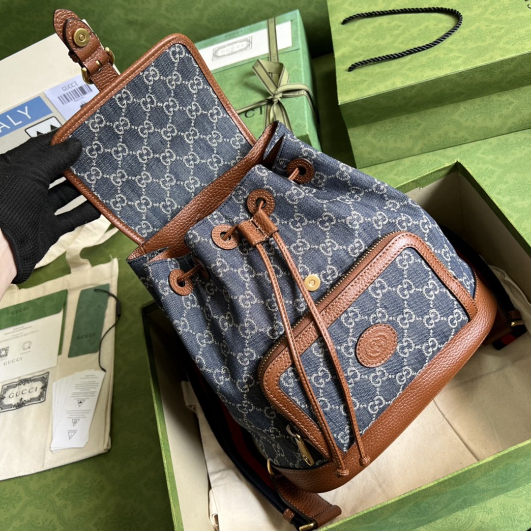 太美了頂級原單古馳2024新品雙肩包背包674147