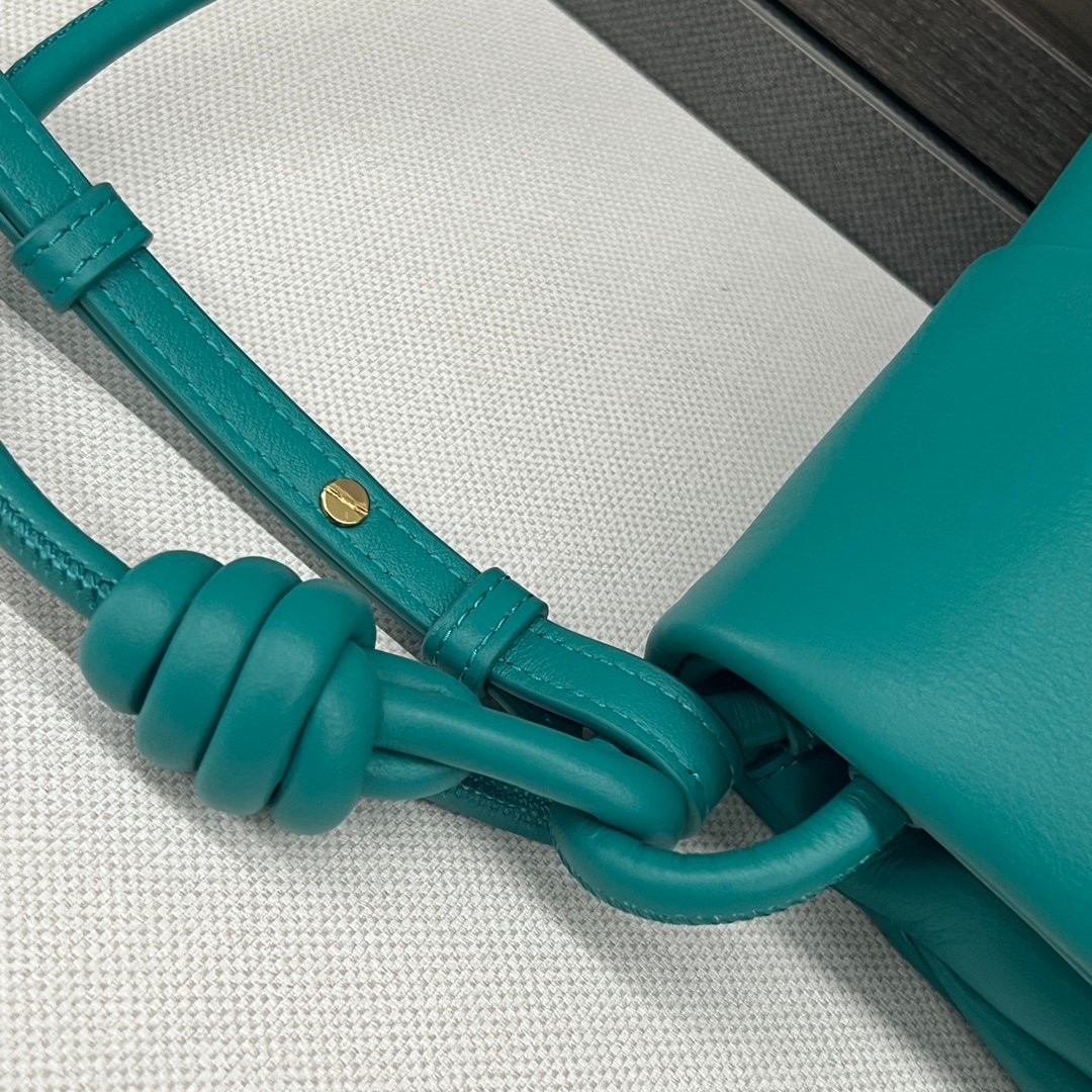 loewe羅意威精仿超A貨包包 新款 闪亮纳帕牛皮革Paseo包 翡翠綠