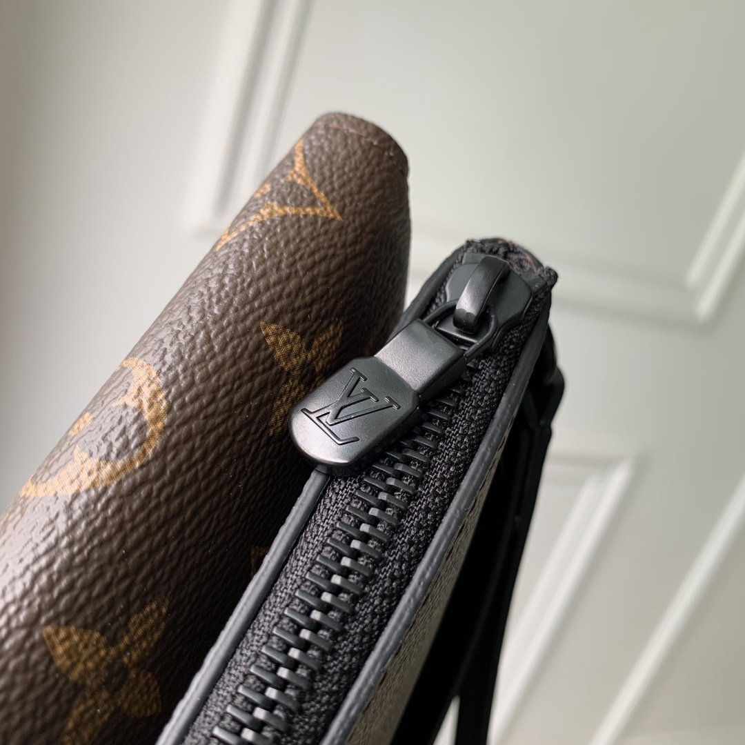 M82598Pochette S-Lock lvA貨錢包真皮手拿包选用 Monogram Eclipse