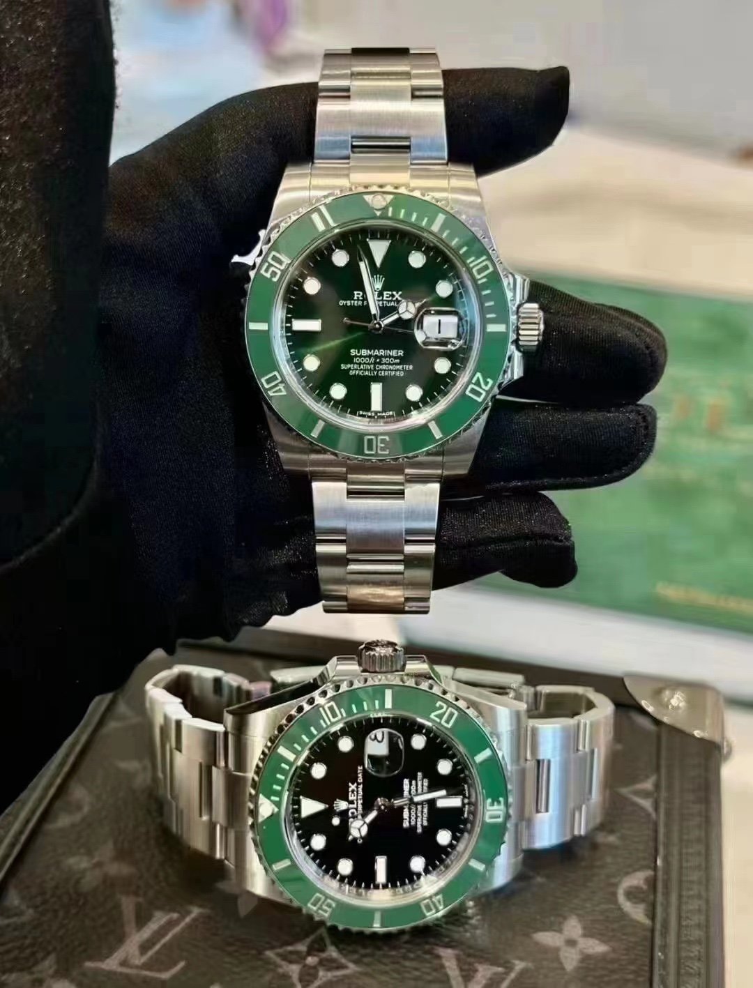 黑圈口最新限量版一比一復刻綠水鬼勞力士手錶XN785599
