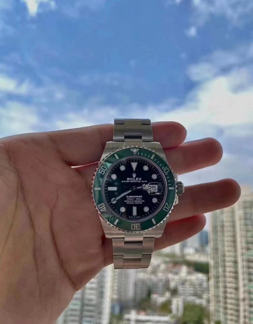 黑圈口最新限量版一比一復刻綠水鬼勞力士手錶XN785599