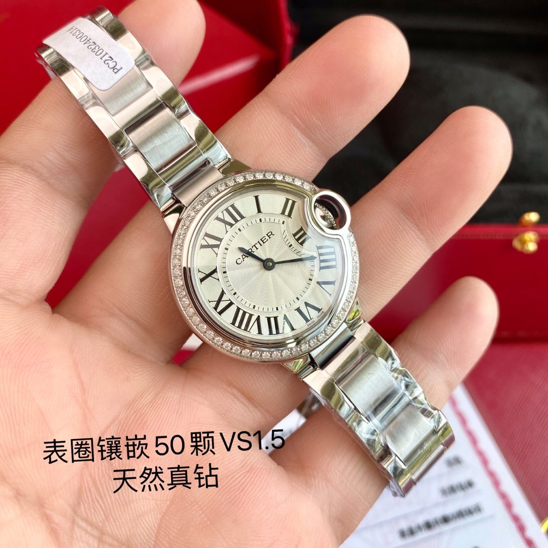特別的設計頂級精仿卡地亞腕錶特別的顏色終生保修