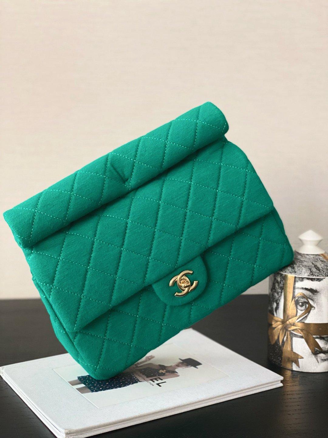 CHANEL香奈兒高仿精品網站 手拿包 手提包 女 綠色