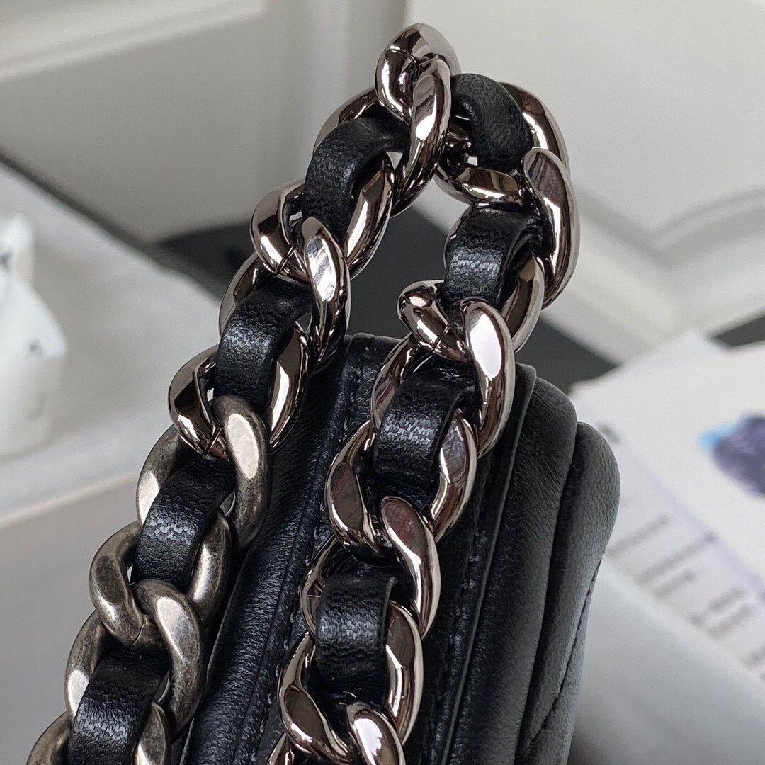 Chanel香奈兒頂級一比一羊皮材質菱格CC圖案女款腋下包單肩包