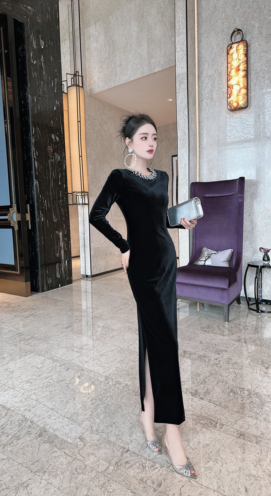 Chanel頂級高仿衣服2024新款連衣裙 定制面料