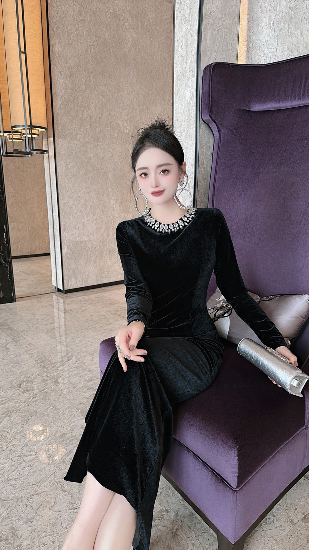 Chanel頂級高仿衣服2024新款連衣裙 定制面料