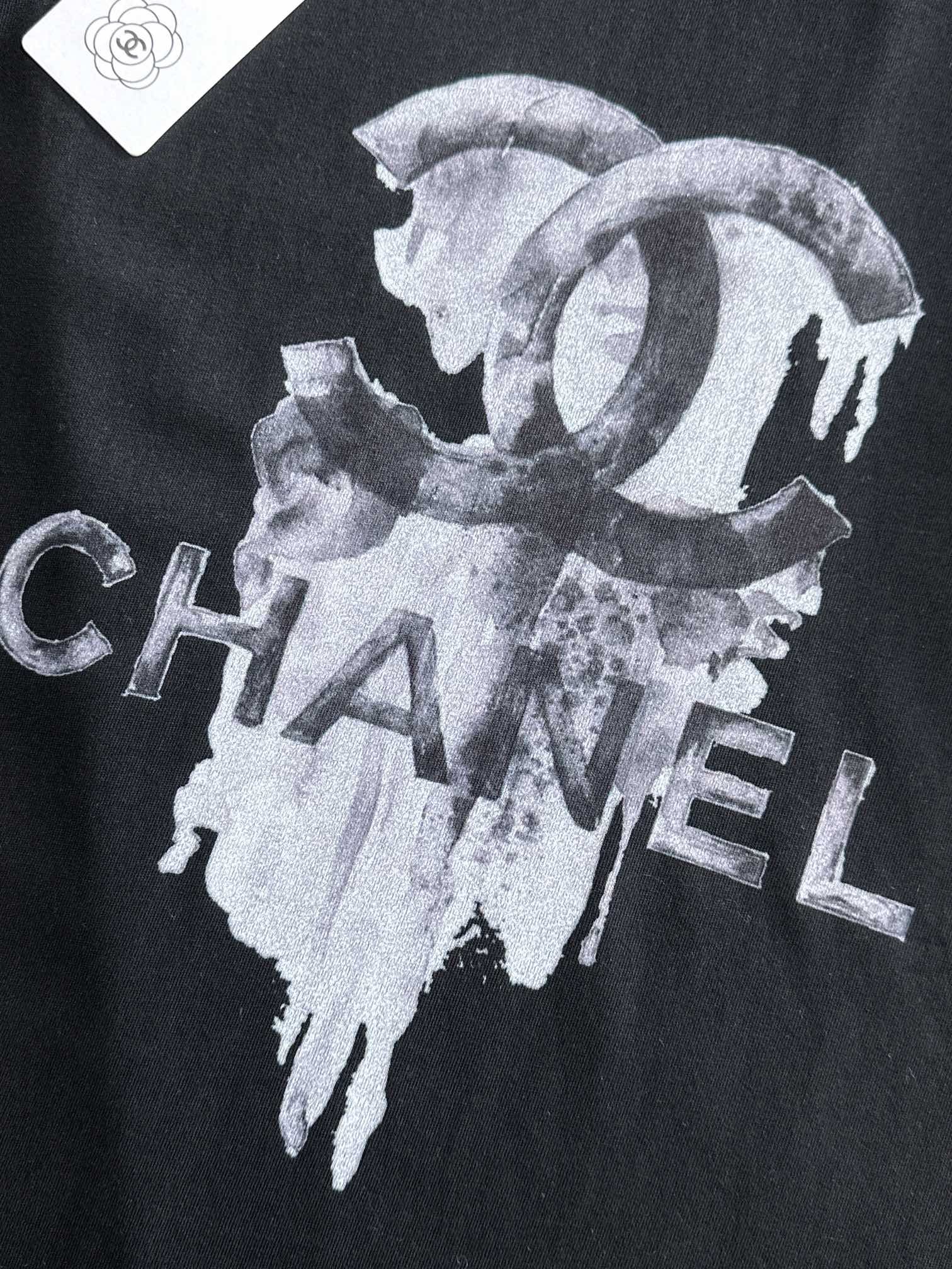 2024新品香奈兒Chanel首發專櫃同步短袖高仿衣服T恤