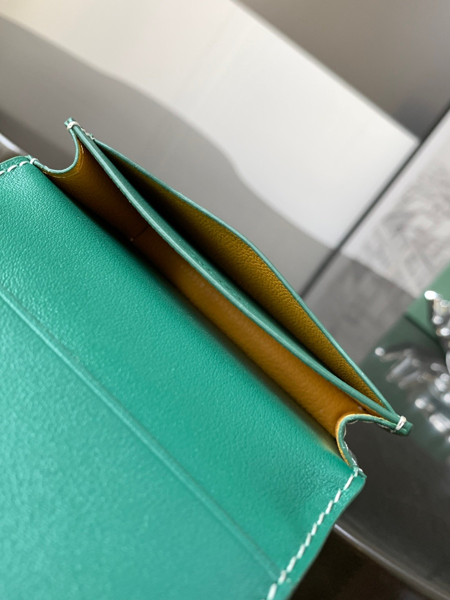 1比1原單GOYARD高雅德錢包 MALESHERBES 卡夾 二折錢包 緑色