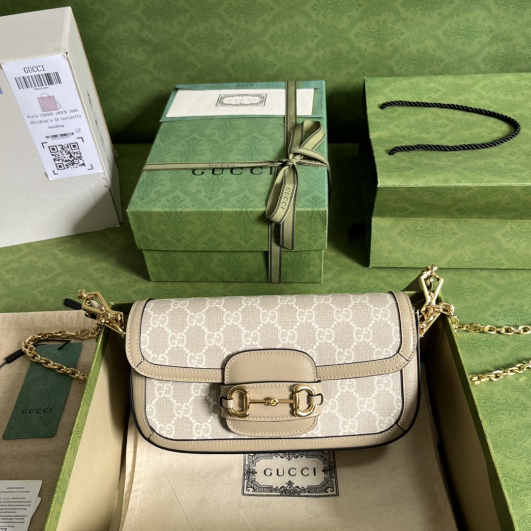 735178Gucci Horsebit 高仿包包 斜跨包單肩包