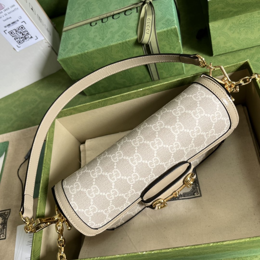 735178Gucci Horsebit 高仿包包 斜跨包單肩包