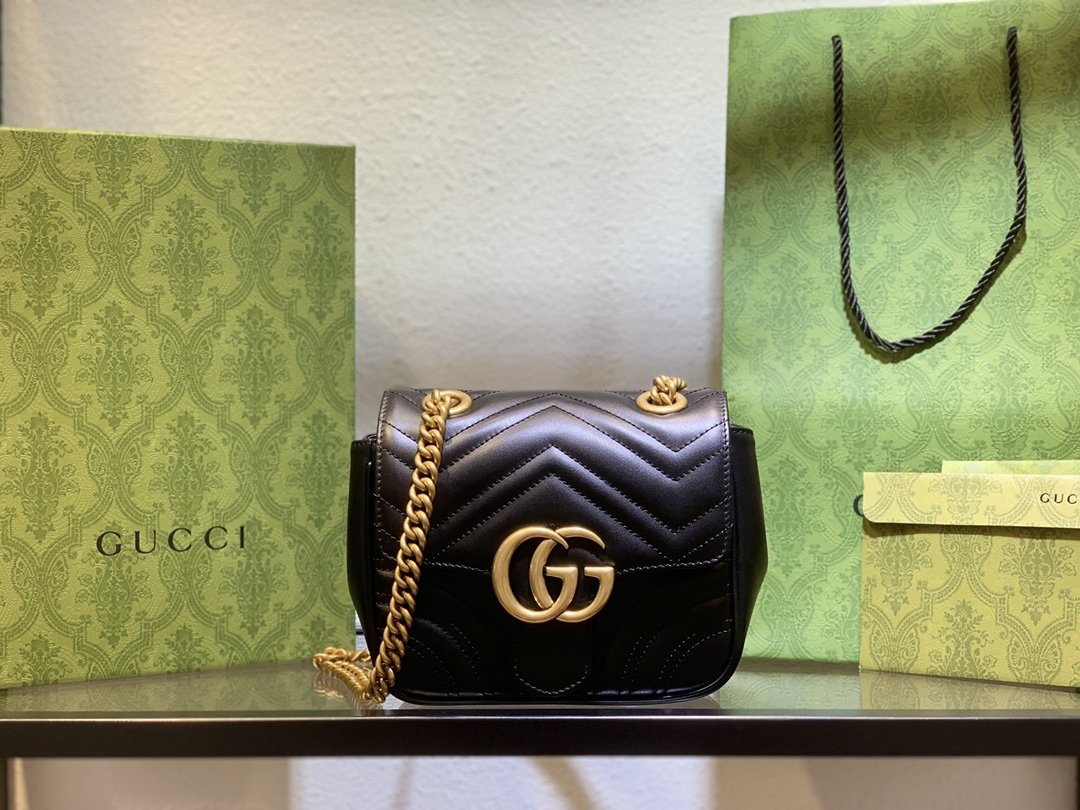 739682 Marmont新款 2024 Gucci高仿包包 單肩包 Marmont包包