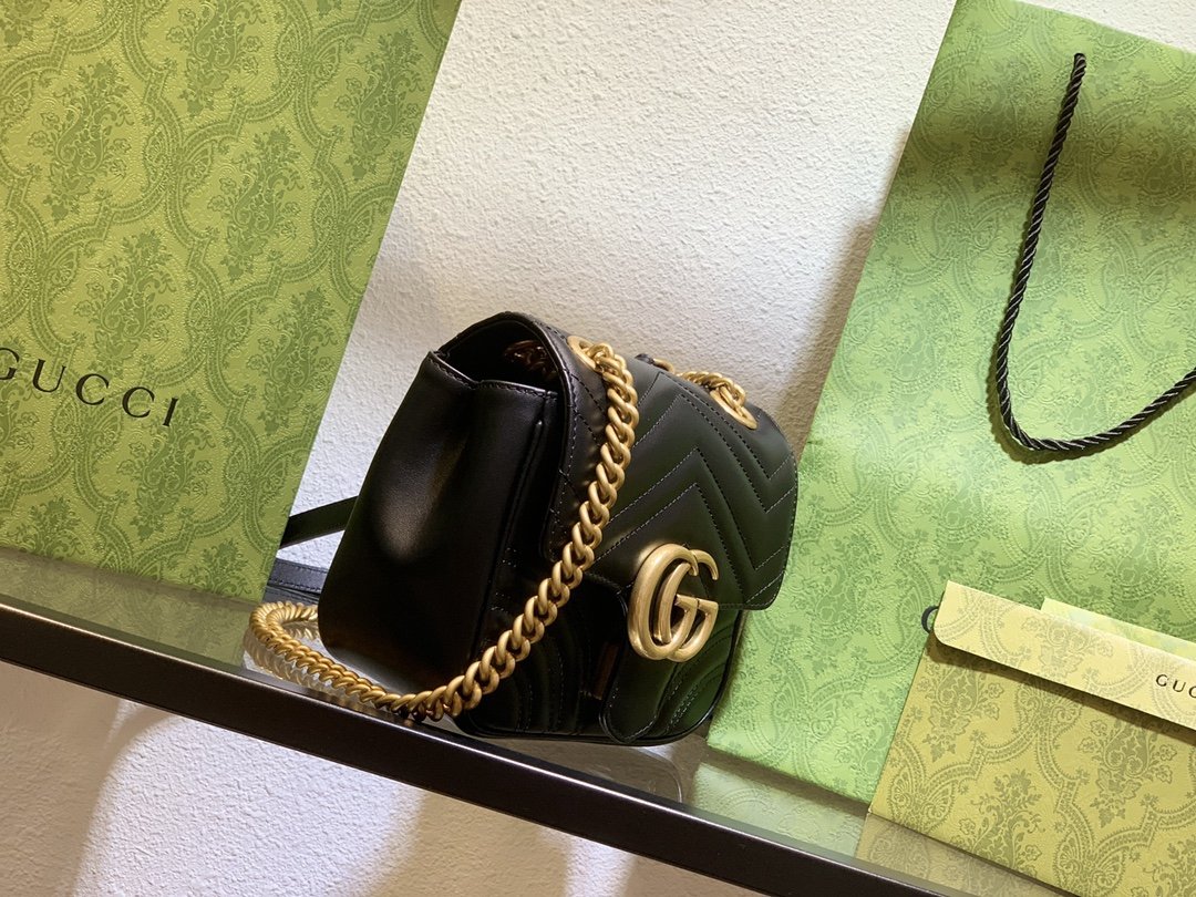 739682 Marmont新款 2024 Gucci高仿包包 單肩包 Marmont包包