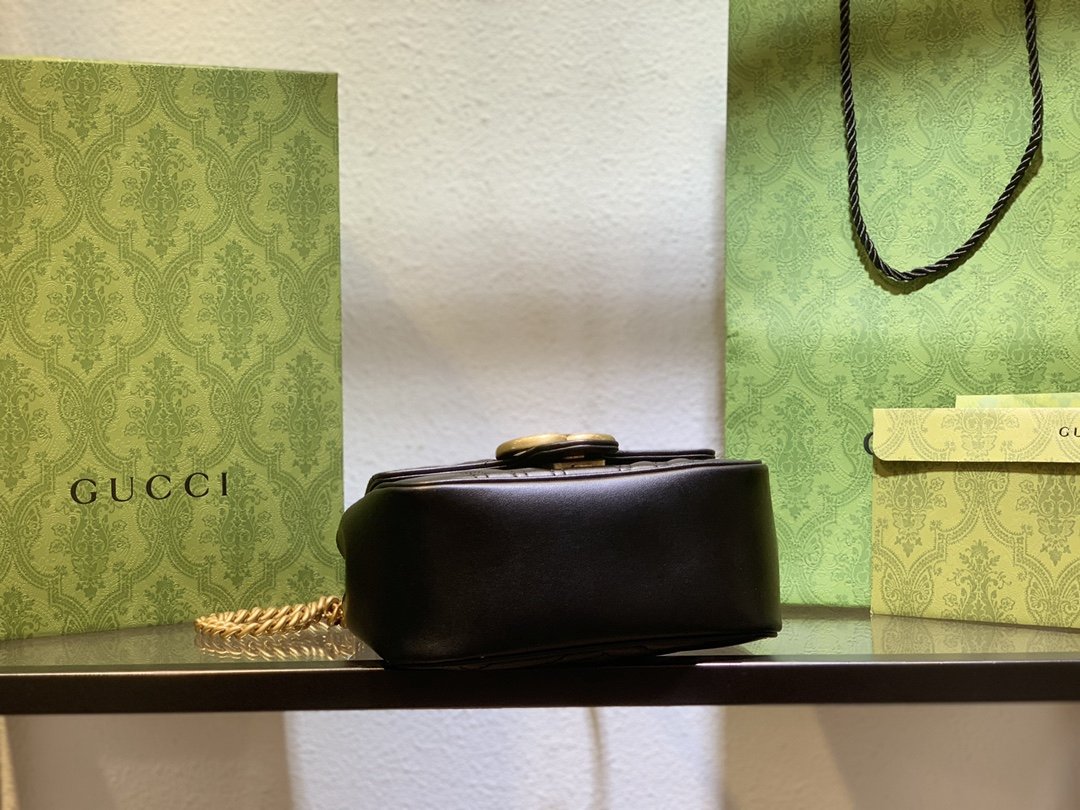 739682 Marmont新款 2024 Gucci高仿包包 單肩包 Marmont包包