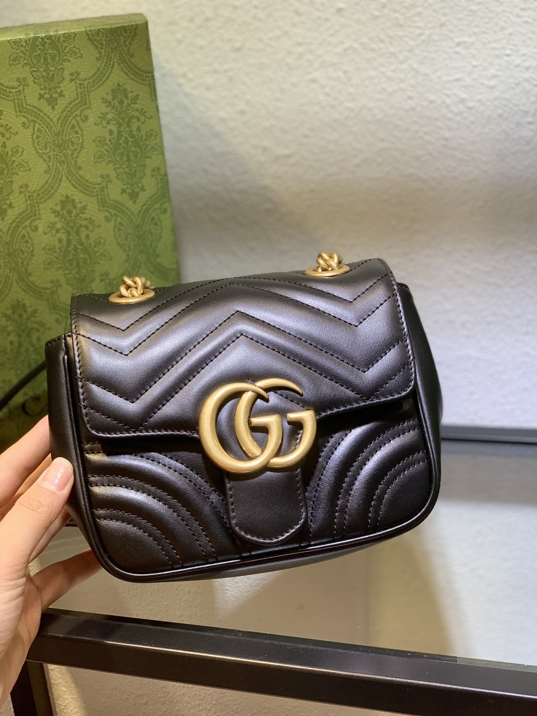 739682 Marmont新款 2024 Gucci高仿包包 單肩包 Marmont包包