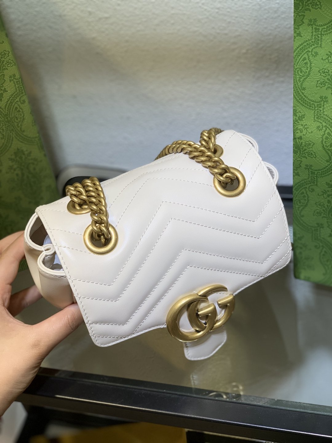 Marmont系列頂級原單高仿真皮包包 女款