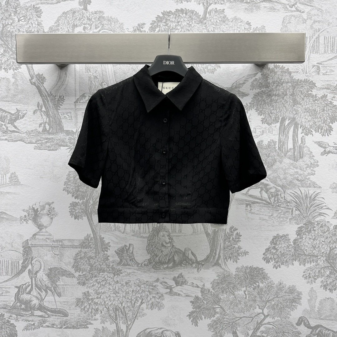 精品A貨衣服Gucci黑色裙子套裝上衣女