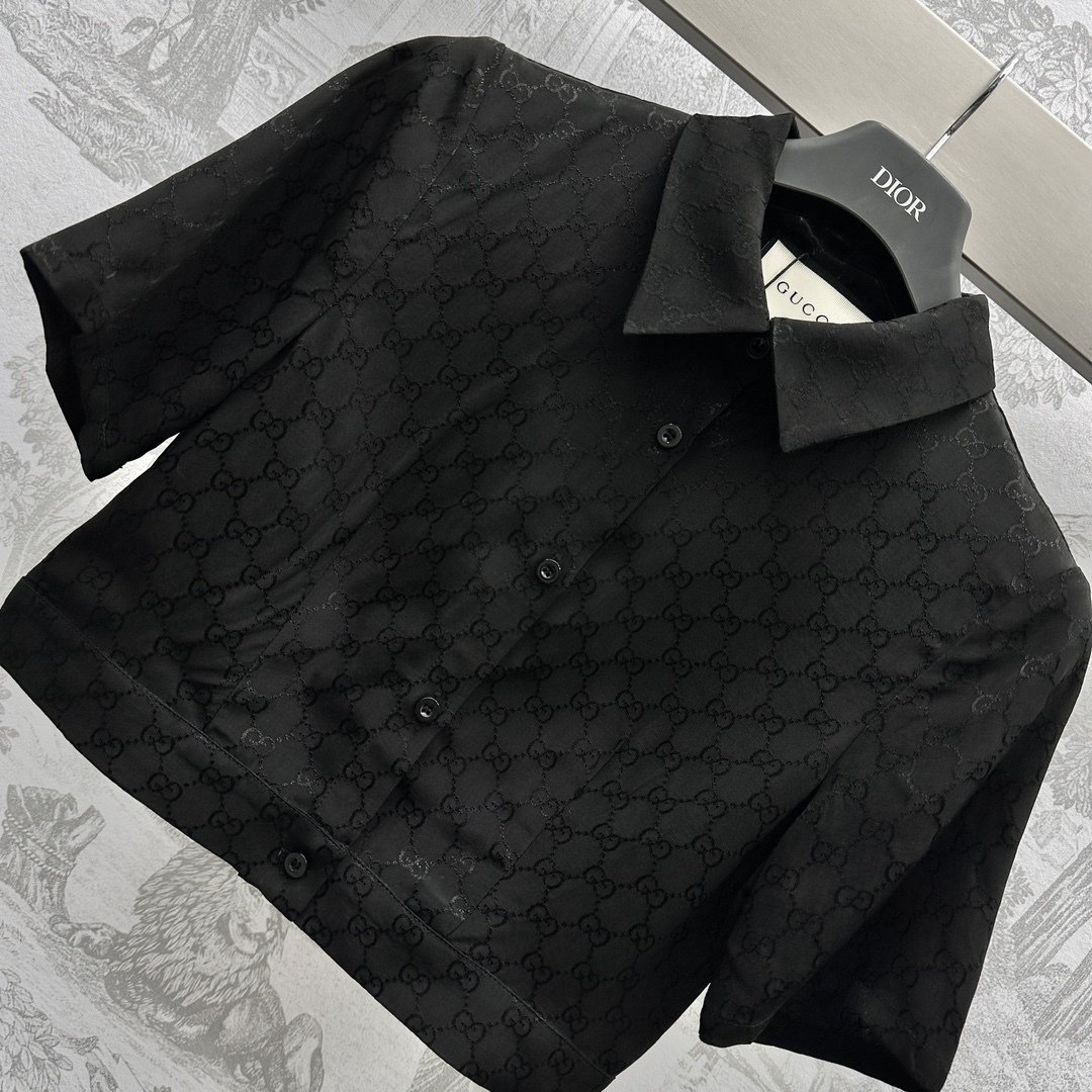 精品A貨衣服Gucci黑色裙子套裝上衣女