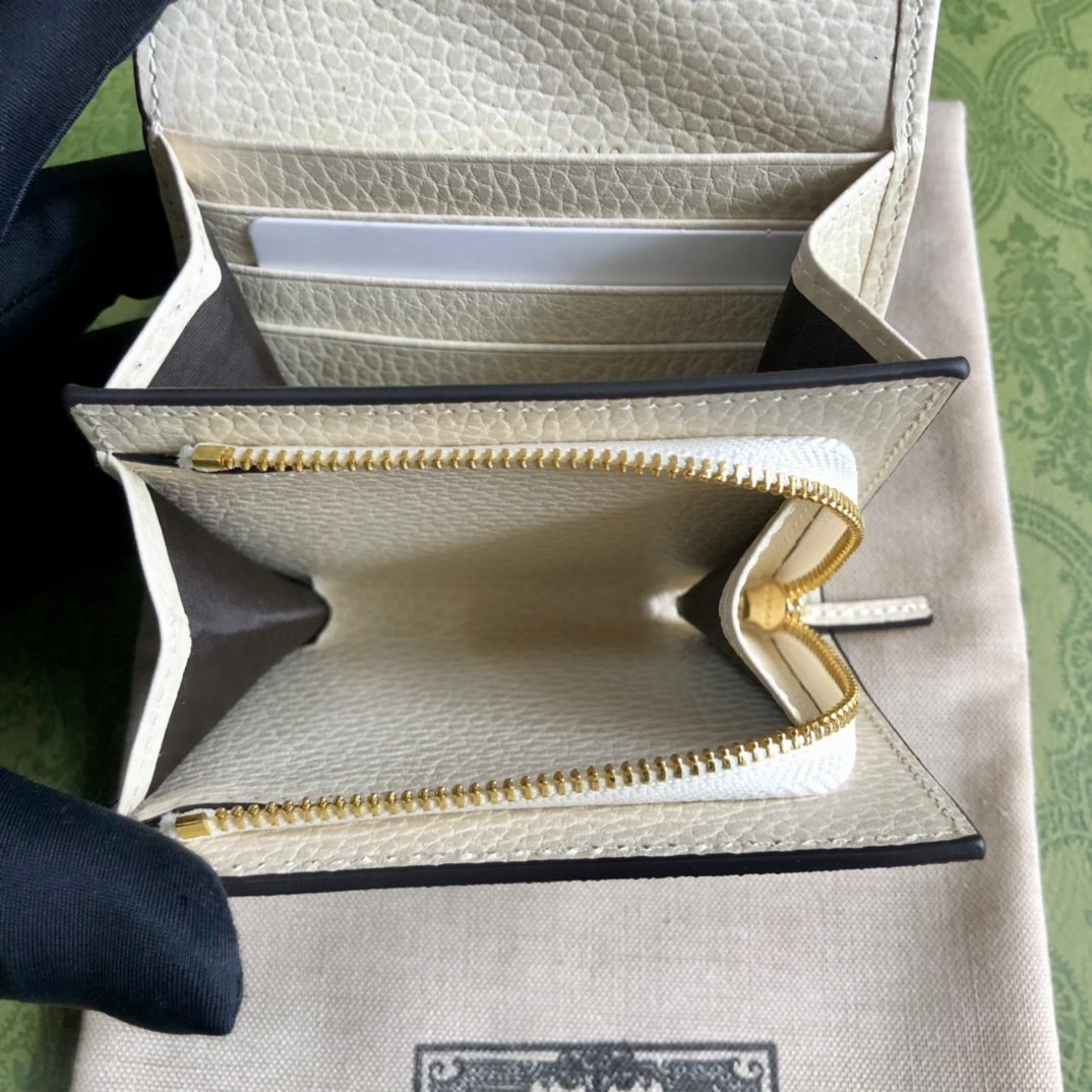598587高仿意大利進口牛皮 Gucci 零錢包 卡片包