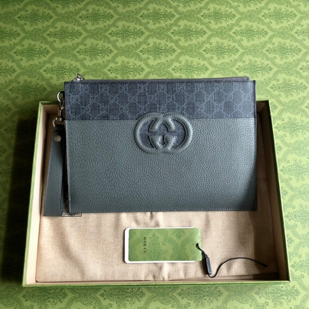 Supreme頂級帆布材質 Gucci原單長款錢包手提包mini