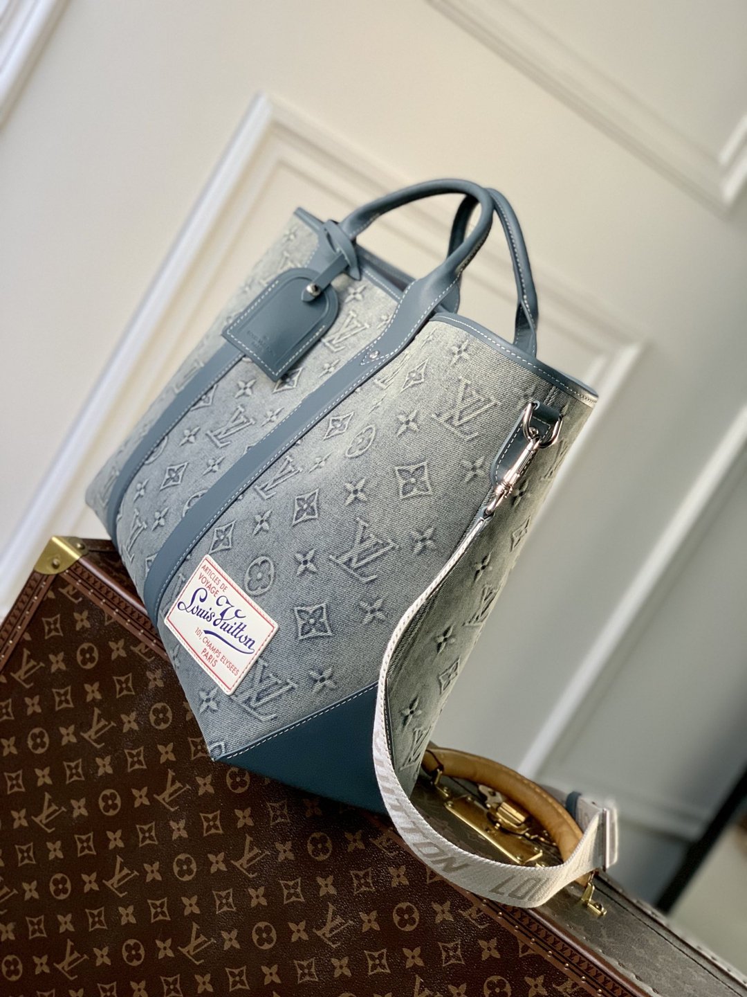 M22537Week-End Tote lv原單高仿 手提包 單肩包 2024新品