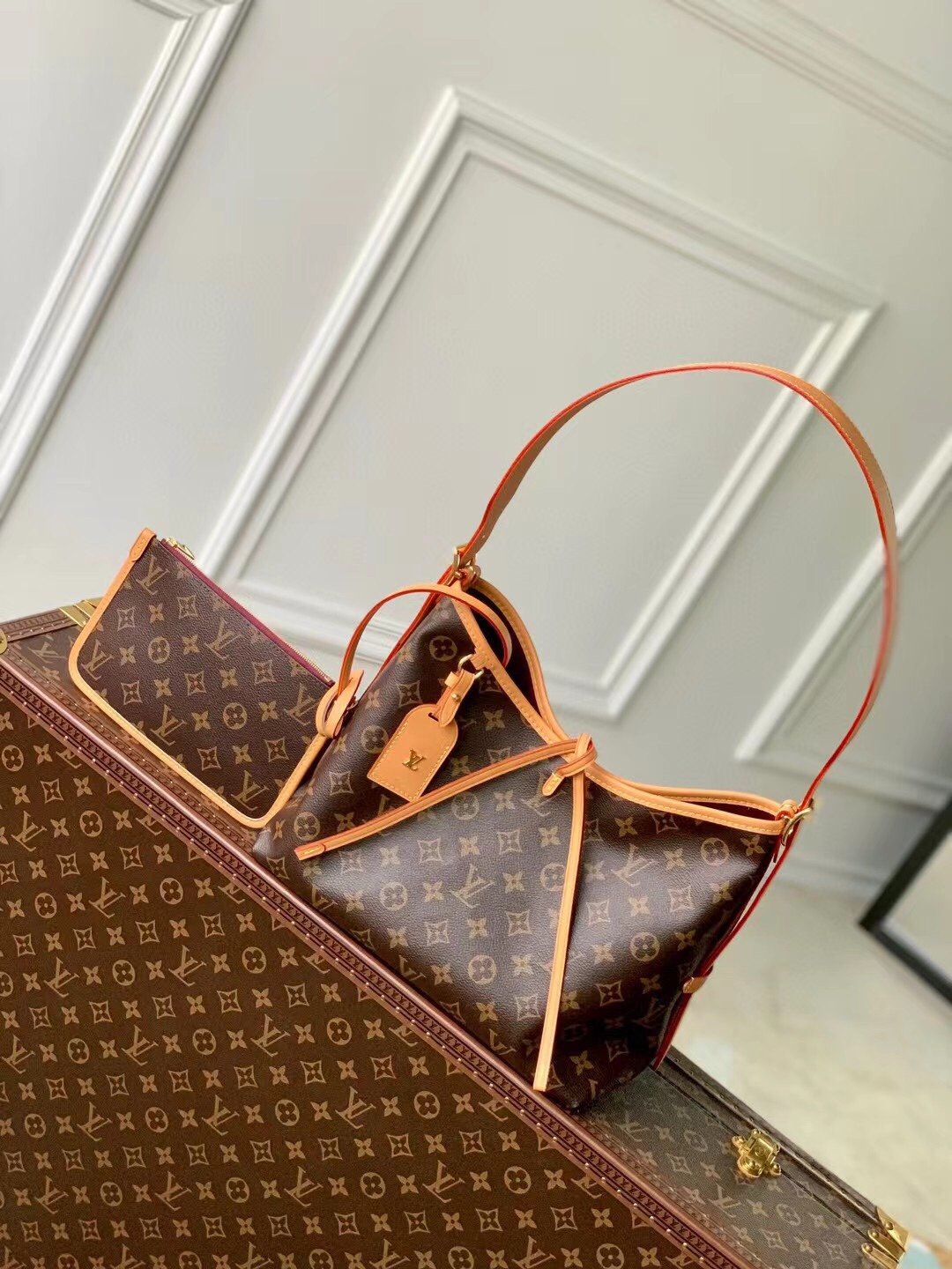 M46203 CarryAll Louis Vuitton 一比一復刻包包小號斜挎包