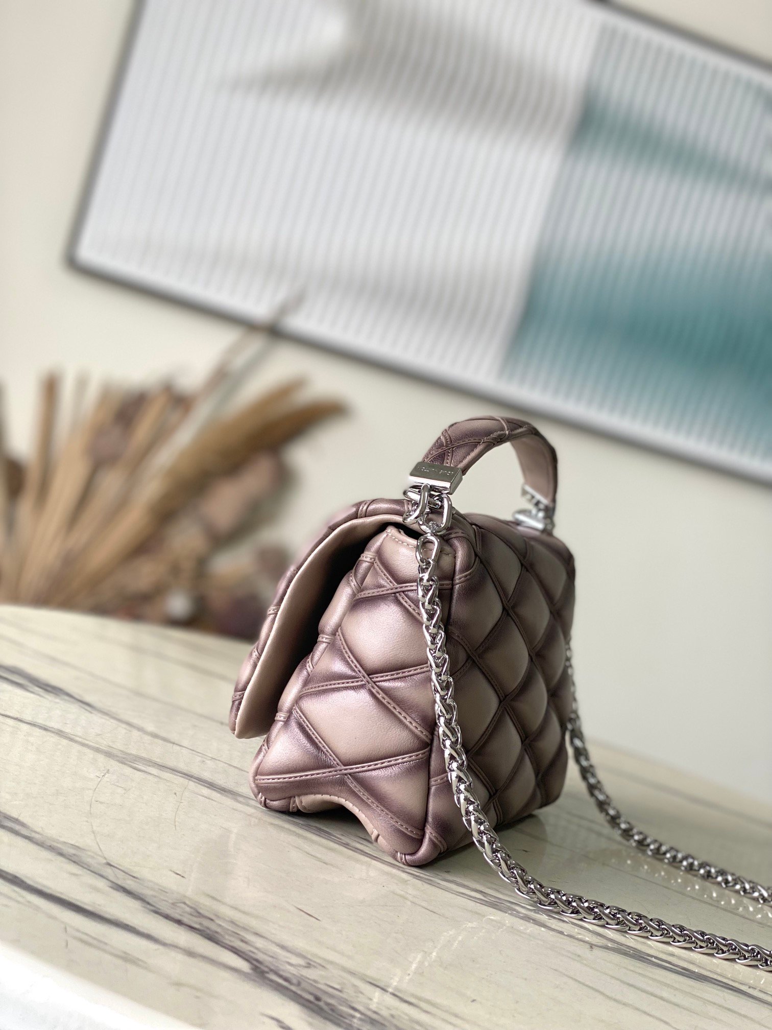 M23045 Louis Vuitton 原單一比一復刻包包 銀灰色