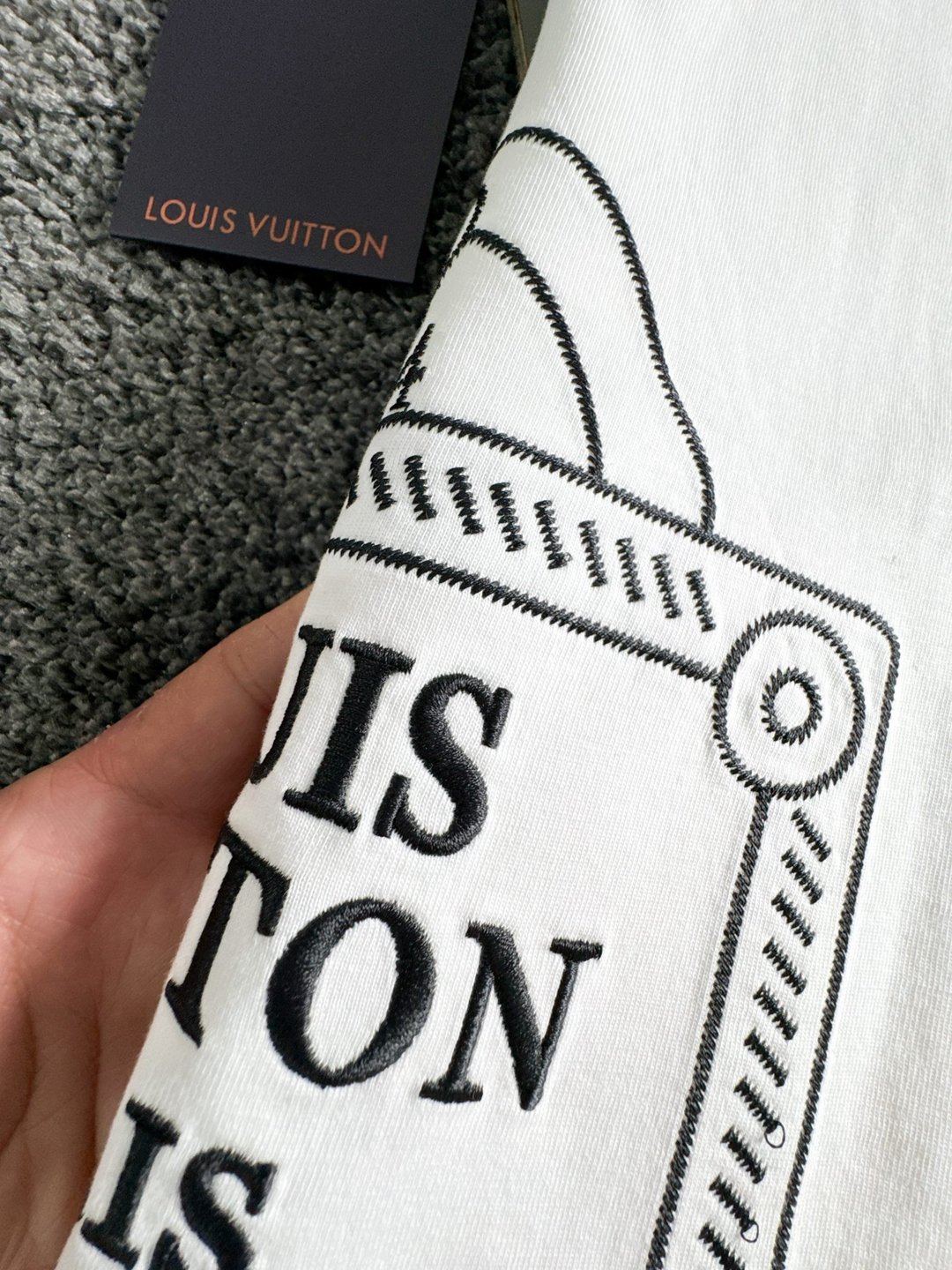 Louis Vuitton一比一高仿衣服純棉短袖T恤2024新品