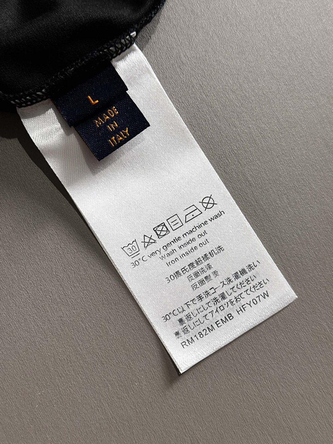 黑色 獨特印花 2024新品純棉LV高仿T恤純棉服裝