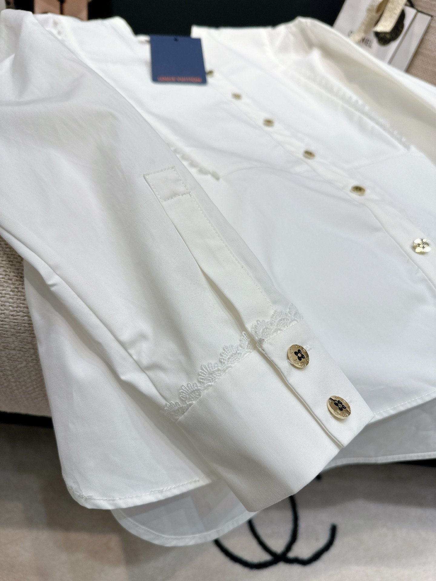 高端復刻A貨LV服裝長袖襯衣女款