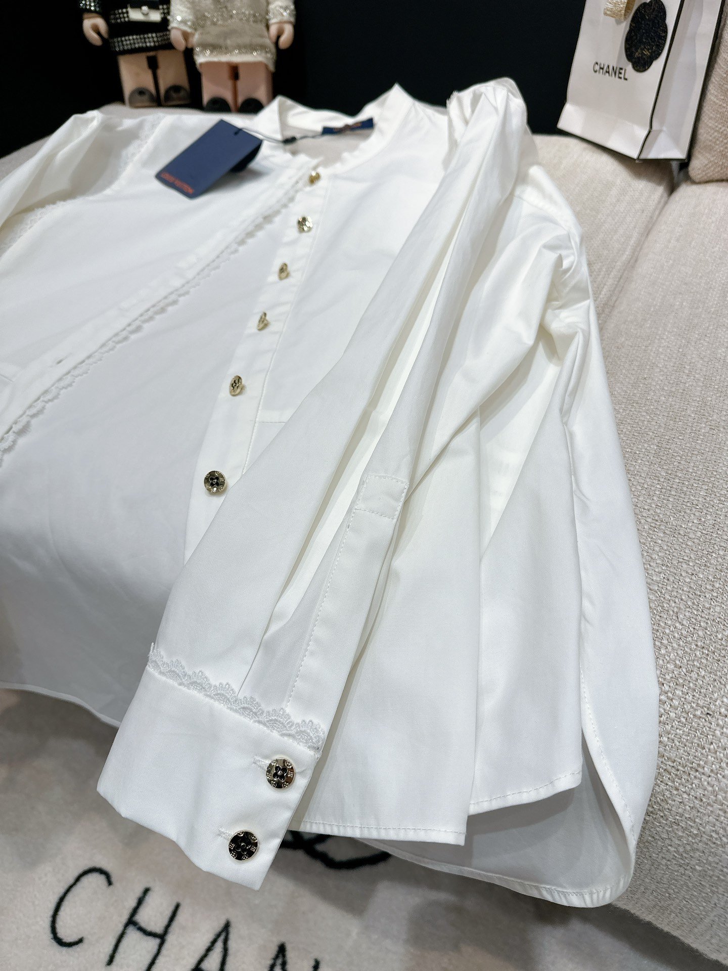 高端復刻A貨LV服裝長袖襯衣女款