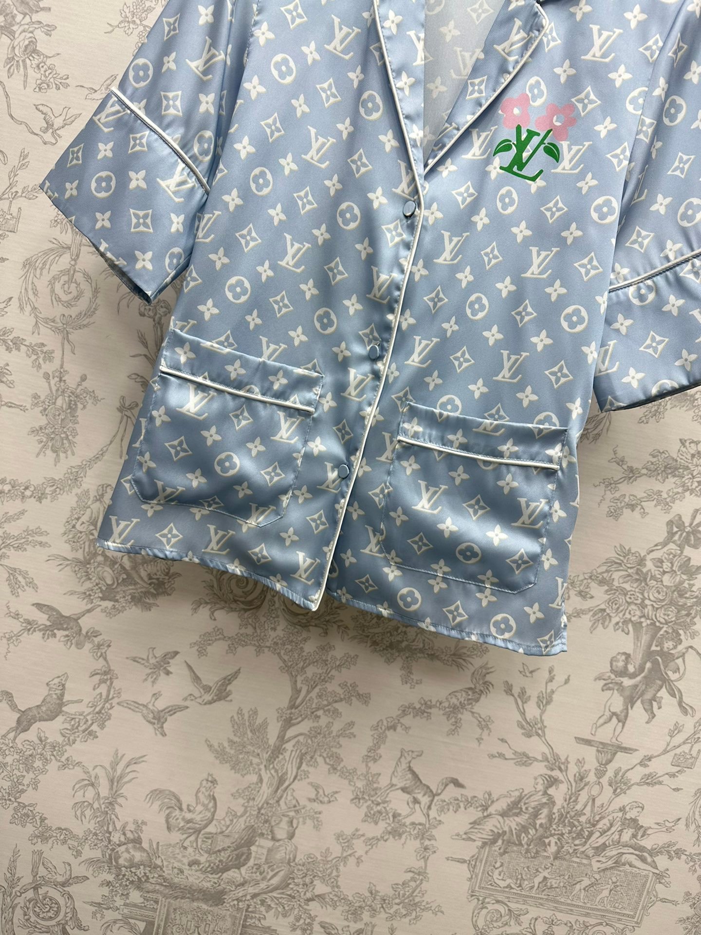 頂級高仿奢侈品LV原單睡衣套裝居家服