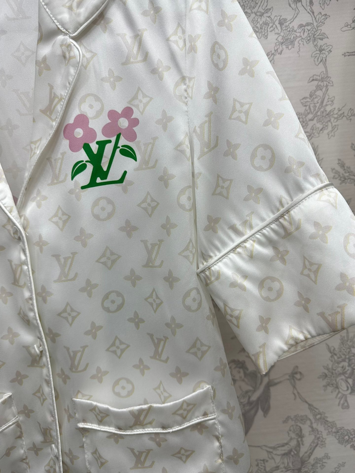 頂級原單高仿LV春夏睡衣居家服奢侈品太美了