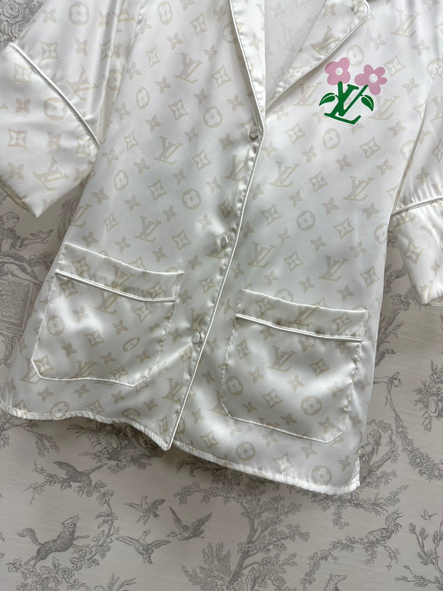 頂級原單高仿LV春夏睡衣居家服奢侈品太美了