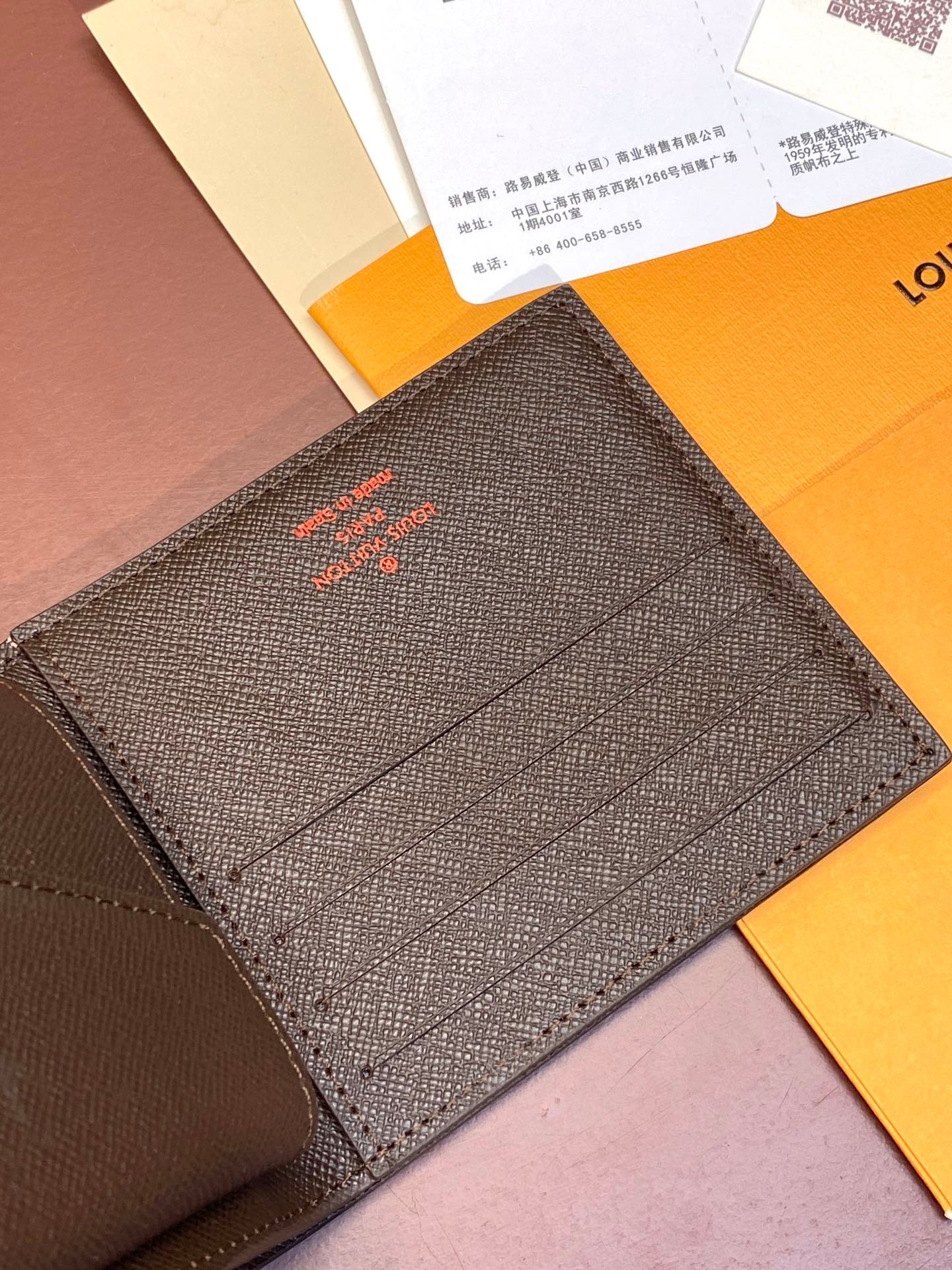 M62288 咖啡格子 LV頂級原單包包錢夾長錢包新品