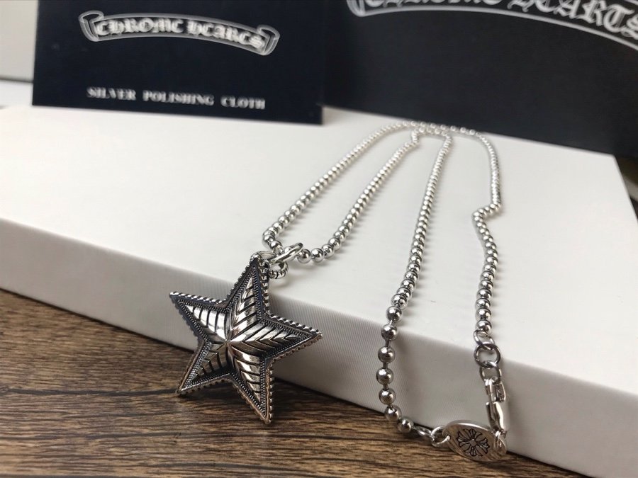 1比1原單Chrome Hearts克羅心 五角星吊墜項鍊