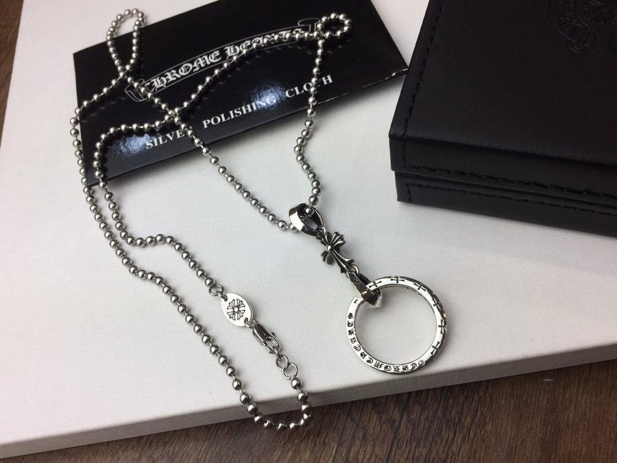高仿複刻Chrome Hearts克羅心飾品 NTFL水滴十字架戒指吊墜