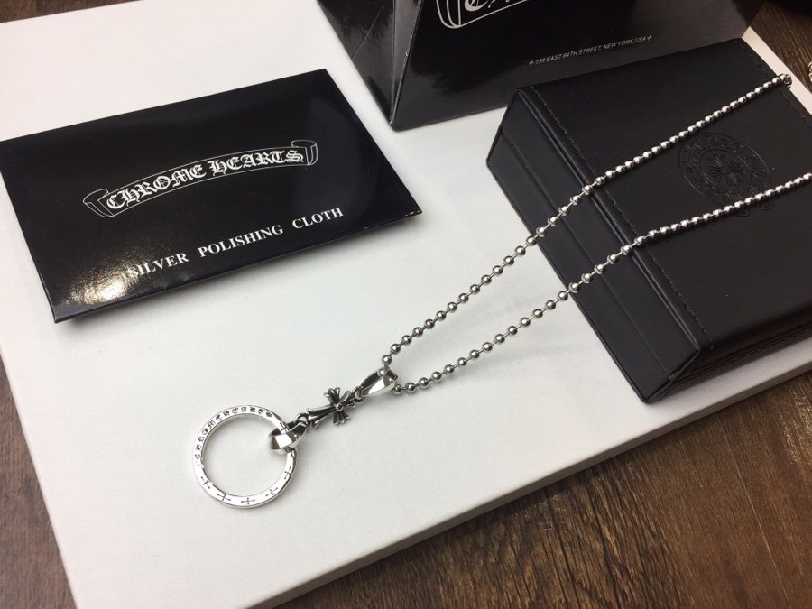 高仿複刻Chrome Hearts克羅心飾品 NTFL水滴十字架戒指吊墜