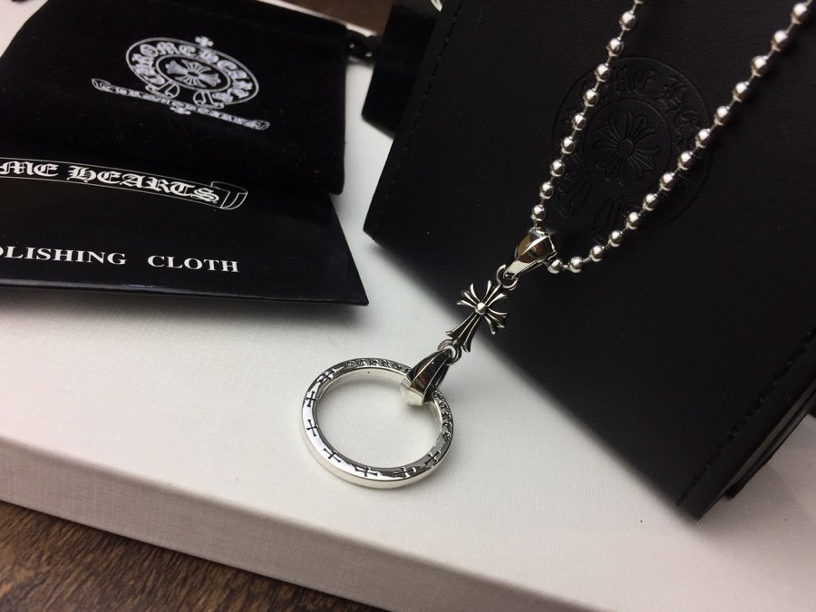 高仿複刻Chrome Hearts克羅心飾品 NTFL水滴十字架戒指吊墜