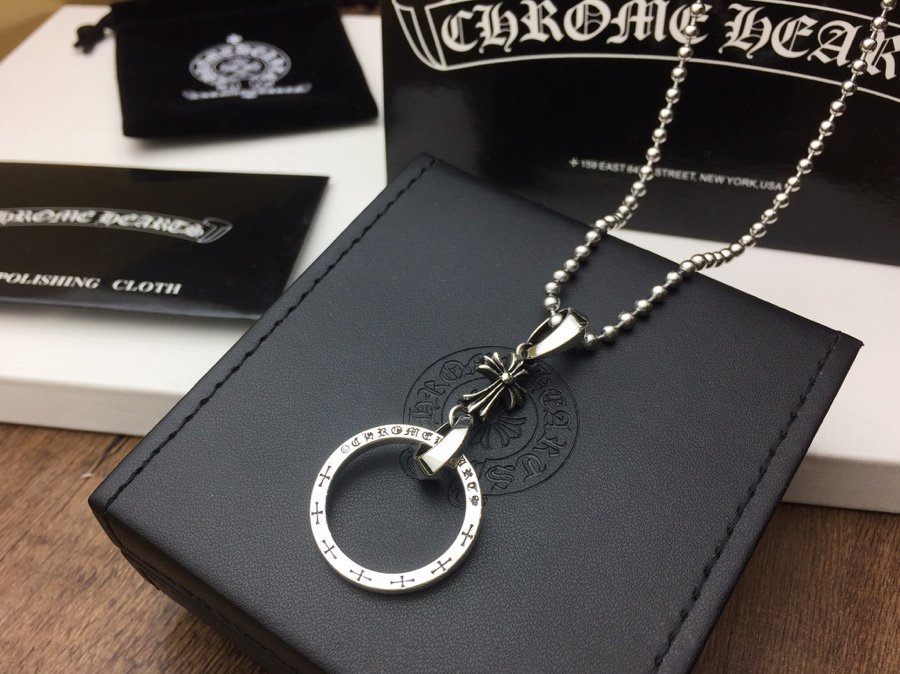 高仿複刻Chrome Hearts克羅心飾品 NTFL水滴十字架戒指吊墜