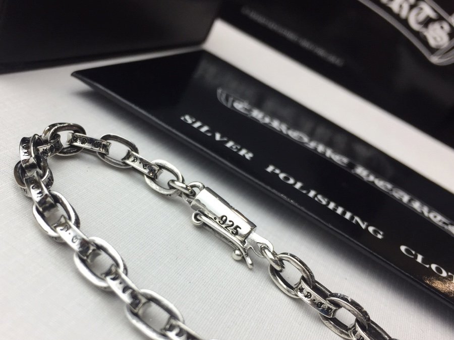 複刻一比一Chrome Hearts克羅心飾品 字母PAPERCHAIN手鍊