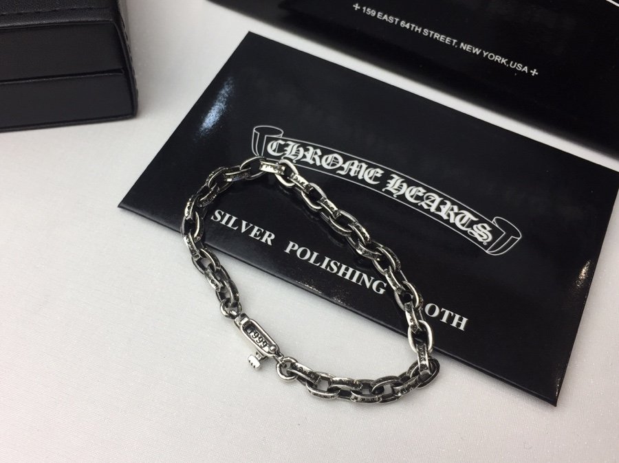 複刻一比一Chrome Hearts克羅心飾品 字母PAPERCHAIN手鍊