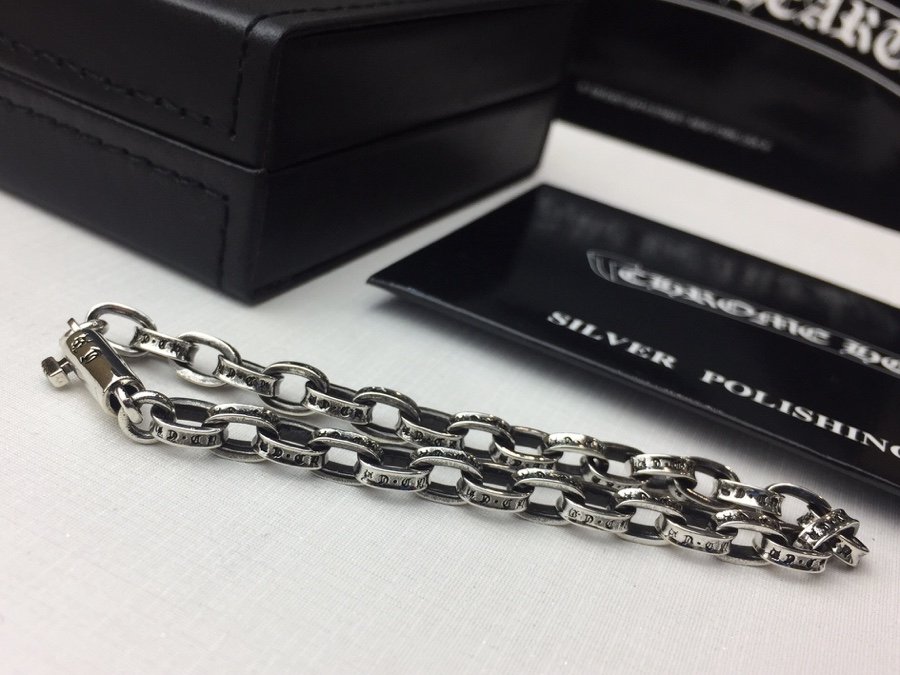 複刻一比一Chrome Hearts克羅心飾品 字母PAPERCHAIN手鍊