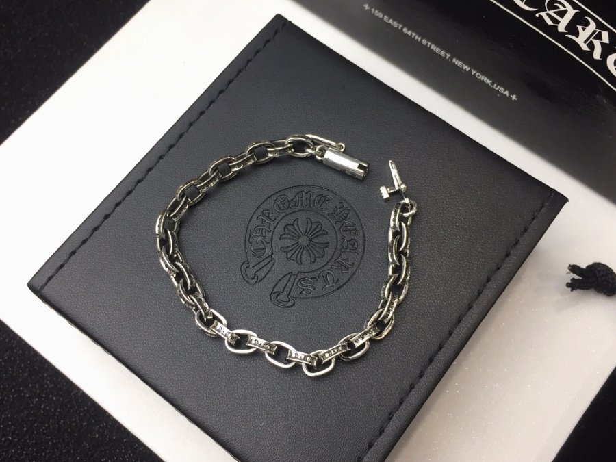 複刻一比一Chrome Hearts克羅心飾品 字母PAPERCHAIN手鍊