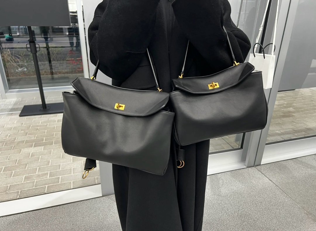 一比一複刻balenciaga巴黎世家包包 RODEO中號小號手提包