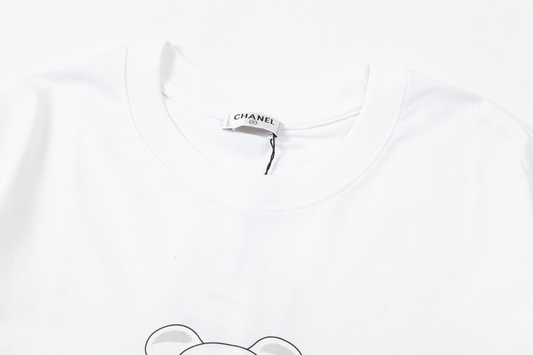 CHANEL香奈兒暴力熊高仿女款T恤純棉