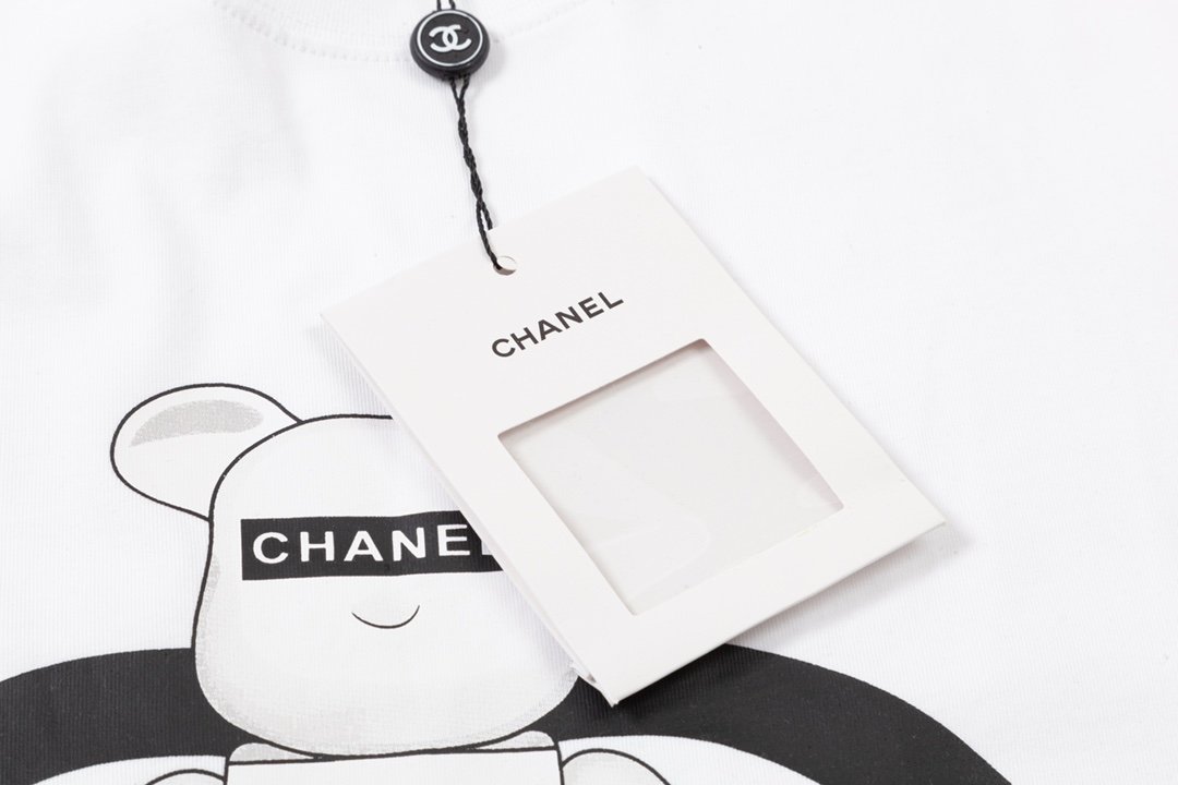 CHANEL香奈兒暴力熊高仿女款T恤純棉